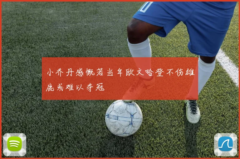 小乔丹感慨若当年欧文哈登不伤雄鹿或难以夺冠